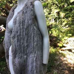Vintage fur waistcoat  very warm fur